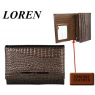 Naiste rahakott JP-507-C-1-RSL GOLD BROWN, LOREN, Nahast rahakotid